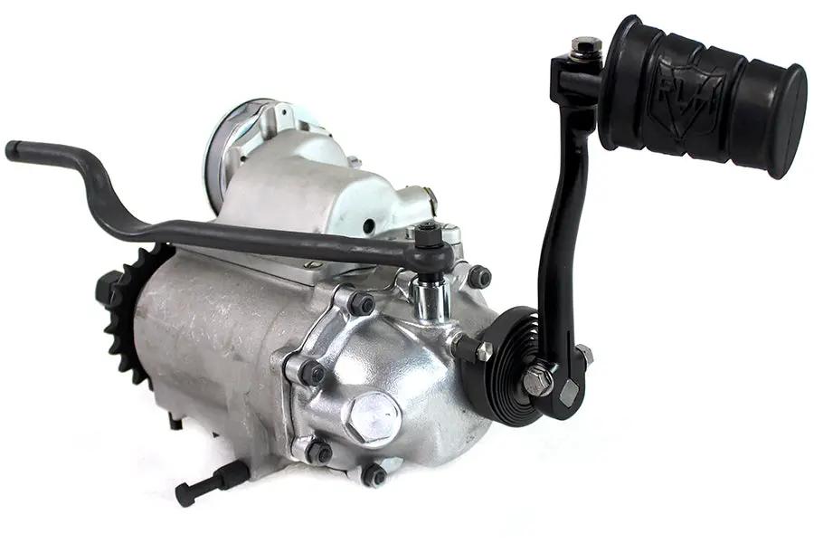 Motorshop 17-1765 Replica 4-Speed Big Twin Transmission Assembly for Harley Davidson FL Models by Motorshop