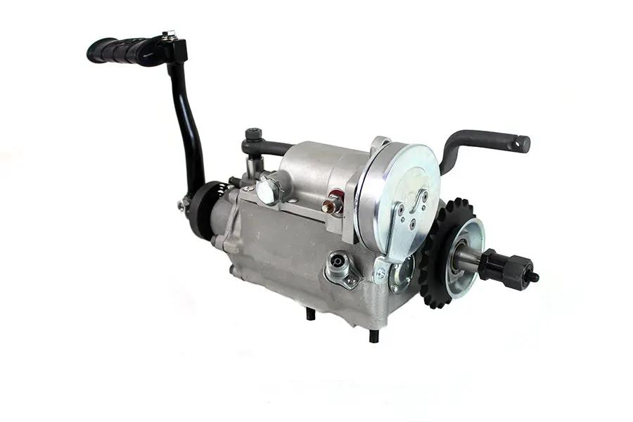 Motorshop 4-Speed Big Twin Transmission Assembly Natural for Harley Davidson FL (1954-1963) by Motorshop