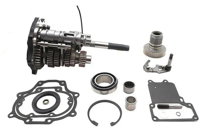 Jims Fat 6 Super Gear Kit Black for Harley Davidson Models by Jims