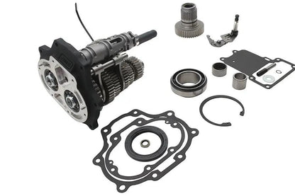 Jims Fat 6 Super Gear Kit Black for Harley Davidson Models by Jims