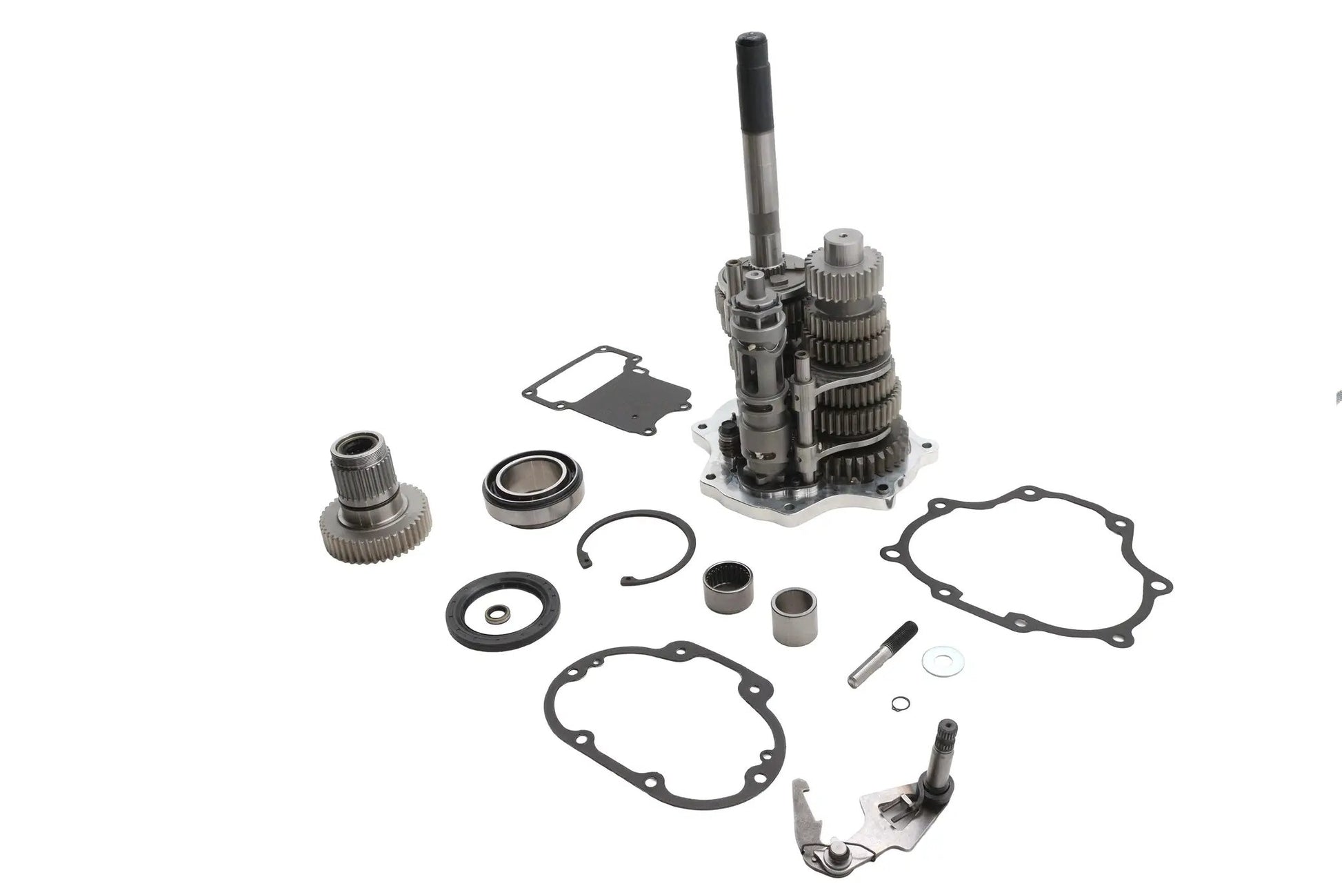 Jims Fat 6 Super Gear Kit Polished for Harley Davidson FXST, FLT, FXD Models by Jims