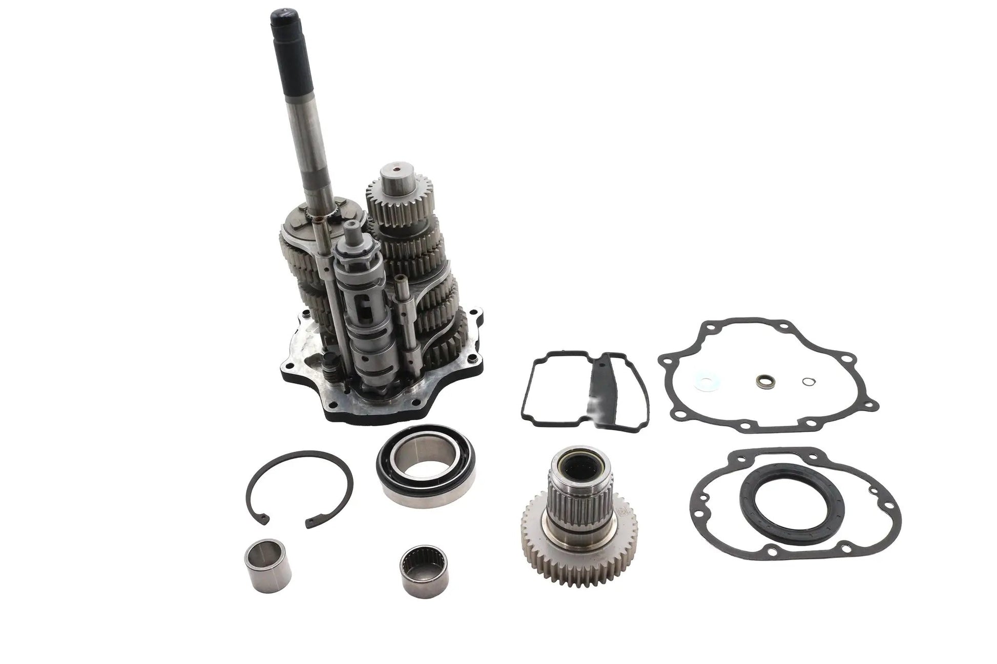 Jims Fat 6 Super Gear Kit Black for Harley Davidson FLT and FXST Models - Part 8611 by Jims