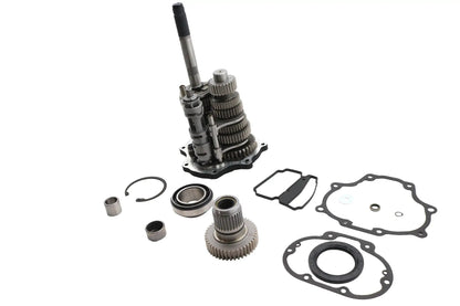 Jims Fat 6 Super Gear Kit Black for Harley Davidson FLT and FXST Models - Part 8611 by Jims