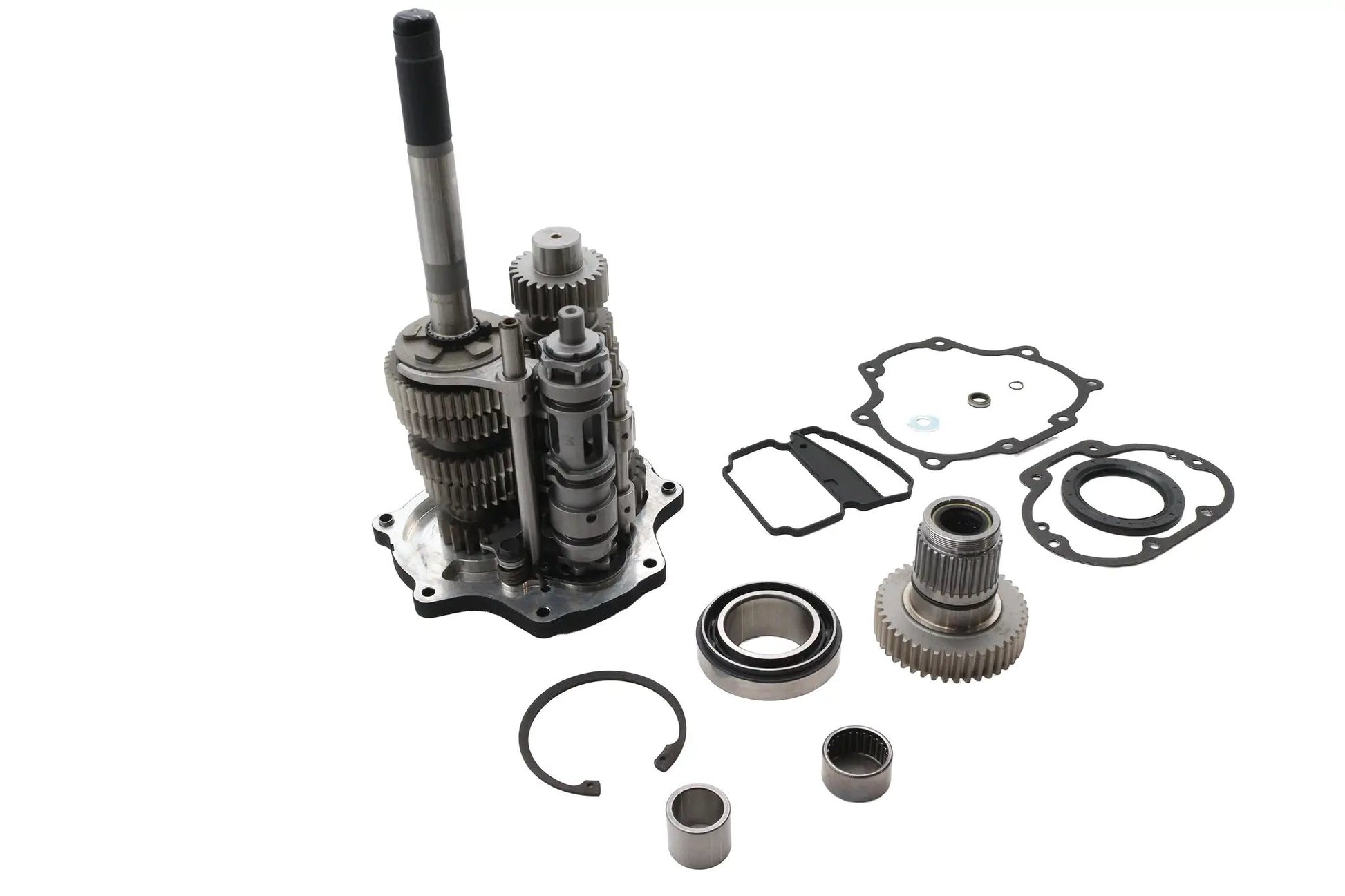 Jims Fat 6 Super Gear Kit Black for Harley Davidson FLT and FXST Models - Part 8611 by Jims