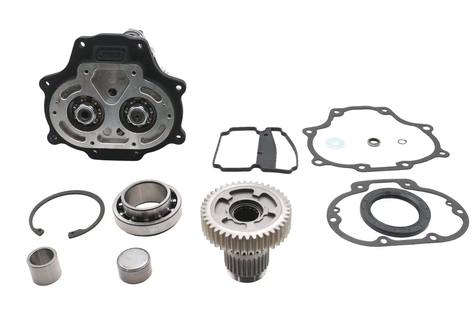 Jims Fat 6 Super Gear Kit Black for Harley Davidson FLT and FXST Models - Part 8611 by Jims