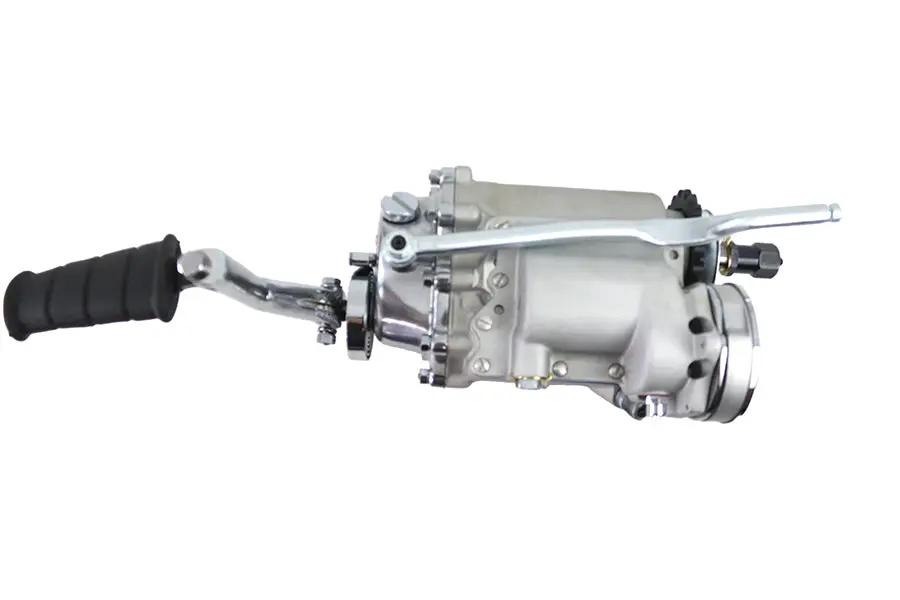 Motorshop Replica 4-Speed Big Twin Transmission Assembly for Harley Davidson FL Models by Motorshop