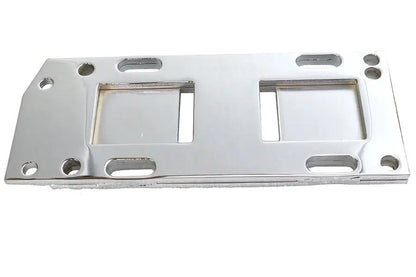 Motorshop Transmission Mount Plate Chrome for Harley Davidson EL and UL (Part #75007) by Motorshop