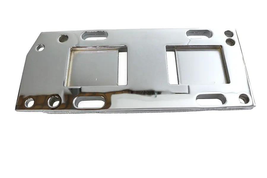 Motorshop Transmission Mount Plate Chrome for Harley Davidson EL and UL (Part #75007) by Motorshop