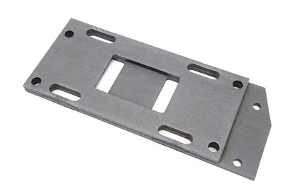 Motorshop Replica Parkerized Transmission Mounting Plate for Harley Davidson EL Models by Motorshop