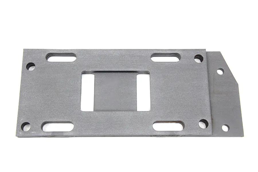 Motorshop Replica Parkerized Transmission Mounting Plate for Harley Davidson EL Models by Motorshop