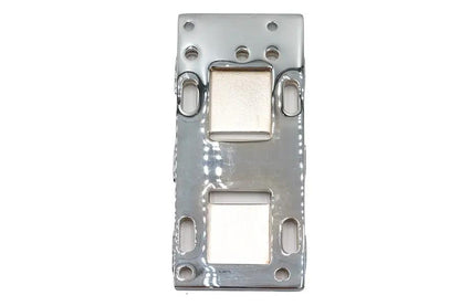 Paughco Chrome Transmission Mounting Plate for 4-Speed Transmission in 5-Speed Frames - Part 218-1 by Paughco
