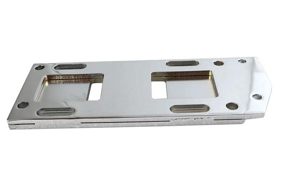 Motorshop Chrome Transmission Mounting Plate for Harley Davidson EL (1936-1945) by Motorshop