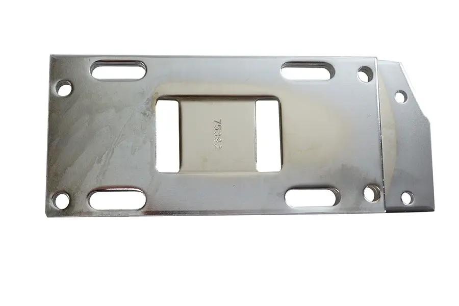 Motorshop Chrome Transmission Mounting Plate for Harley Davidson EL (1936-1945) by Motorshop