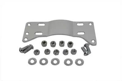 Motorshop Chrome Transmission Mounting Plate Kit for Harley Davidson FXST (1986-1995) by Motorshop