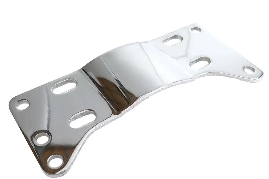 Motorshop Chrome Transmission Mounting Plate for Harley Davidson FXST (1986-1995) by Motorshop