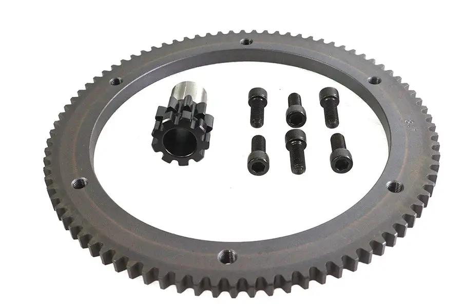 York 148178 84 Tooth Clutch Drum Ring Gear Kit for Harley Davidson Chain Drive Models by York