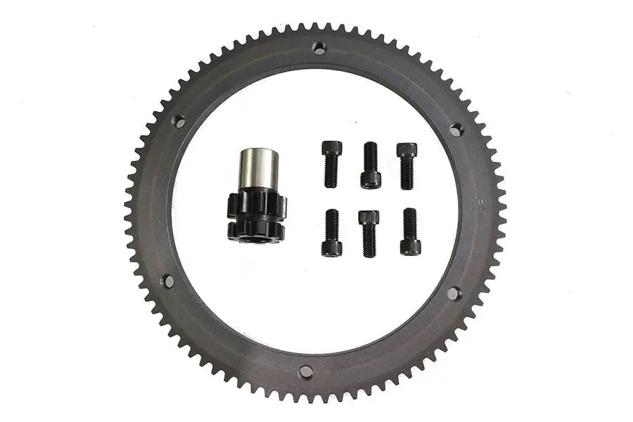 York 148178 84 Tooth Clutch Drum Ring Gear Kit for Harley Davidson Chain Drive Models by York