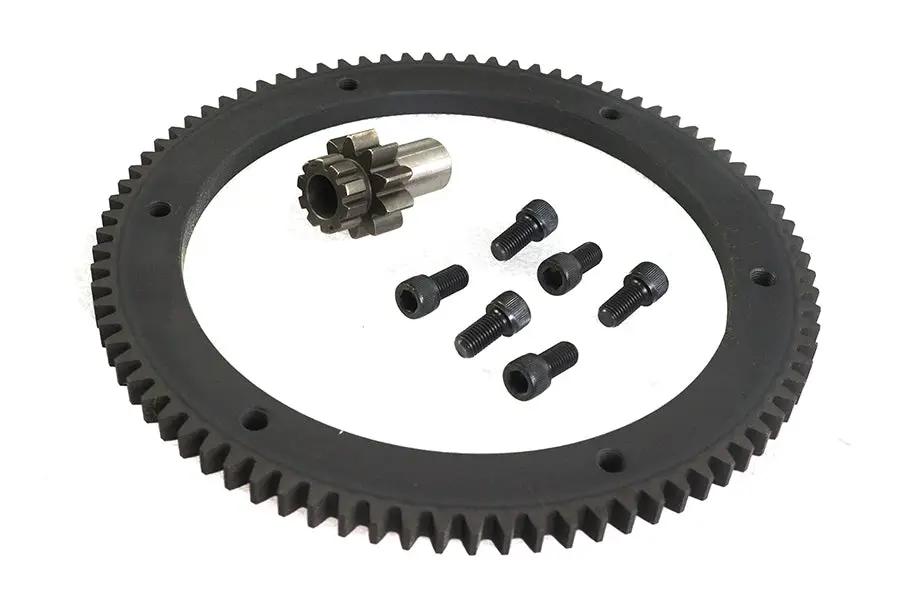 York 148179 84-Tooth Clutch Drum Ring Gear Kit for Harley Davidson FXST, FLST, FLT Models by York