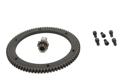 York 148180 84 Tooth Clutch Drum Ring Gear Kit for Harley Davidson FXD and FXST Models by York