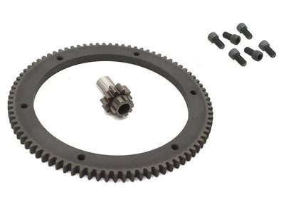 York 148180 84 Tooth Clutch Drum Ring Gear Kit for Harley Davidson FXD and FXST Models by York