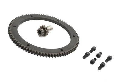 York 148180 84 Tooth Clutch Drum Ring Gear Kit for Harley Davidson FXD and FXST Models by York