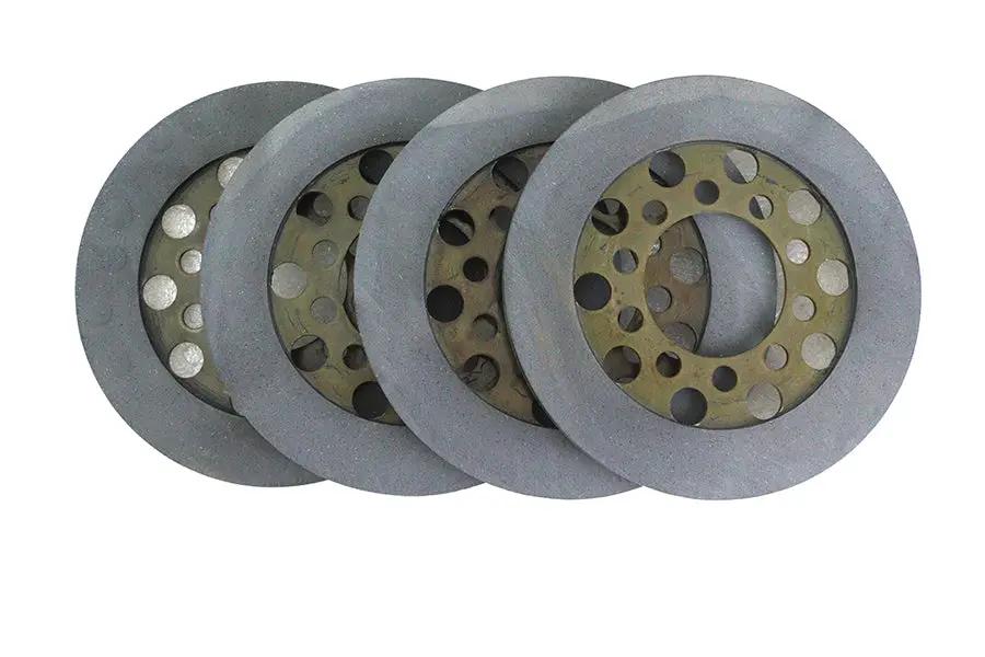 York 75325 Police Clutch Fiber Plates - Extreme Duty 3-1/2 Inch Bonded Steel Plates for Harley Davidson FL (1941-1950) by York