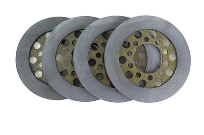 York 75325 Police Clutch Fiber Plates - Extreme Duty 3-1/2 Inch Bonded Steel Plates for Harley Davidson FL (1941-1950) by York