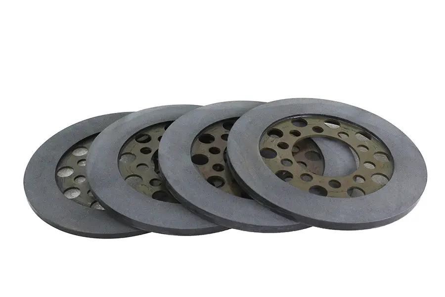 York 75325 Police Clutch Fiber Plates - Extreme Duty 3-1/2 Inch Bonded Steel Plates for Harley Davidson FL (1941-1950) by York