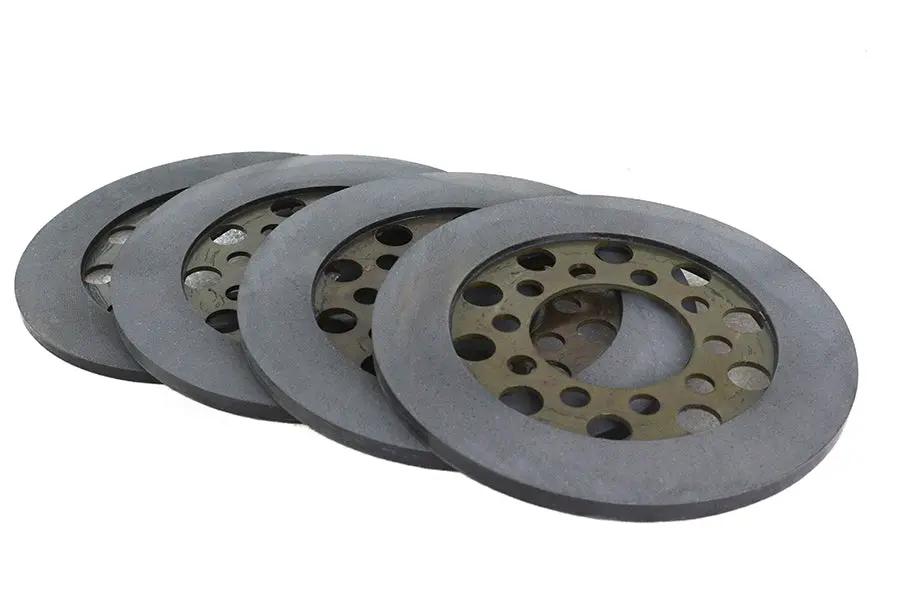 York 75325 Police Clutch Fiber Plates - Extreme Duty 3-1/2 Inch Bonded Steel Plates for Harley Davidson FL (1941-1950) by York