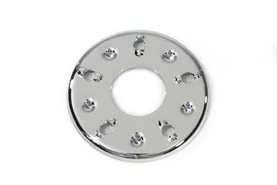 York 17-0023A Outer Clutch Pressure Plate with Chrome Finish for Harley Davidson FL Models by York