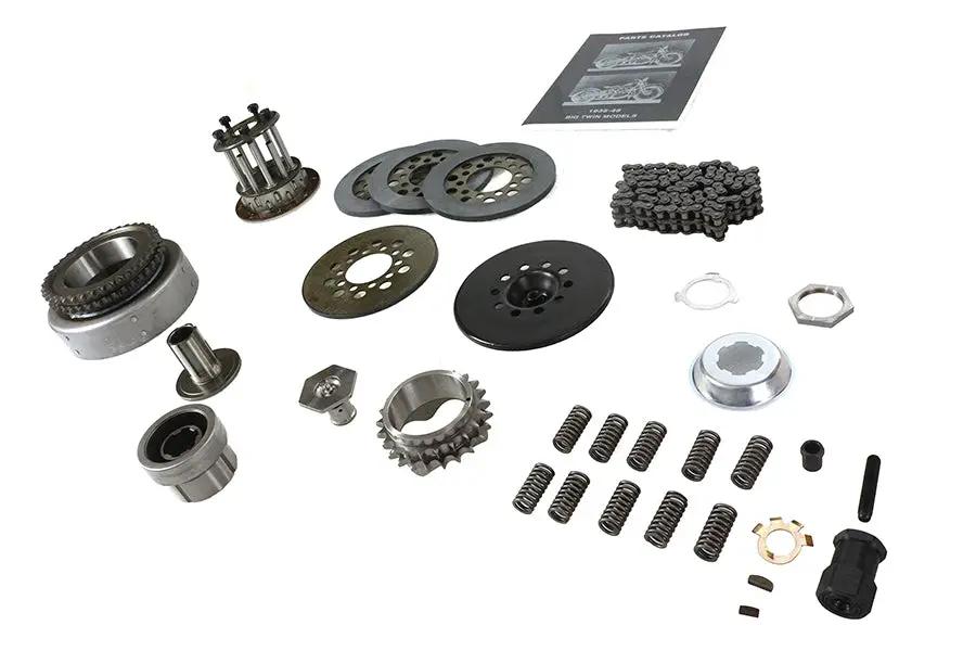 V-Twin Compensator Primary Drive Kit for Harley Davidson EL 1936-1945 with Tapered Shaft by V-Twin