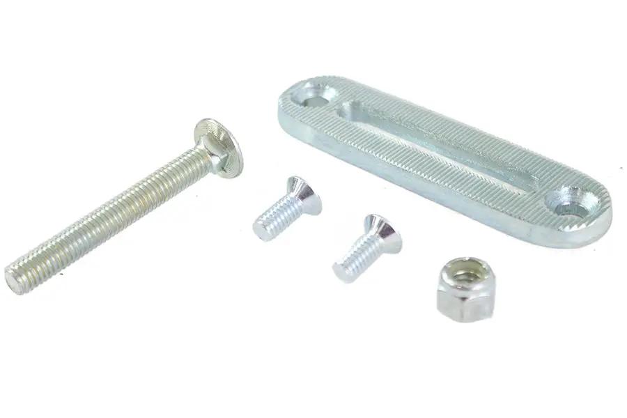 York Chain Tensioner Anchor Plate with Carriage Bolt Kit for Harley Davidson FXST (1984-1993) by York