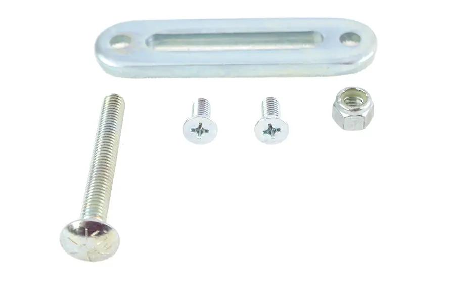 York Chain Tensioner Anchor Plate with Carriage Bolt Kit for Harley Davidson FXST (1984-1993) by York