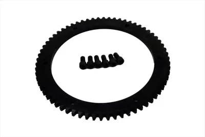 York 148138 66 Tooth Clutch Drum Starter Ring Gear Bolt-On for Harley Davidson FXST, FLST, FLT, FXR Models by York