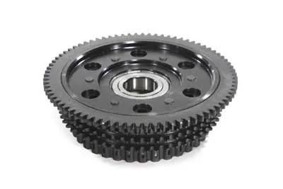 York Replica Clutch Drum for Harley Davidson XL Models - Includes Bearing and Starter Ring by York