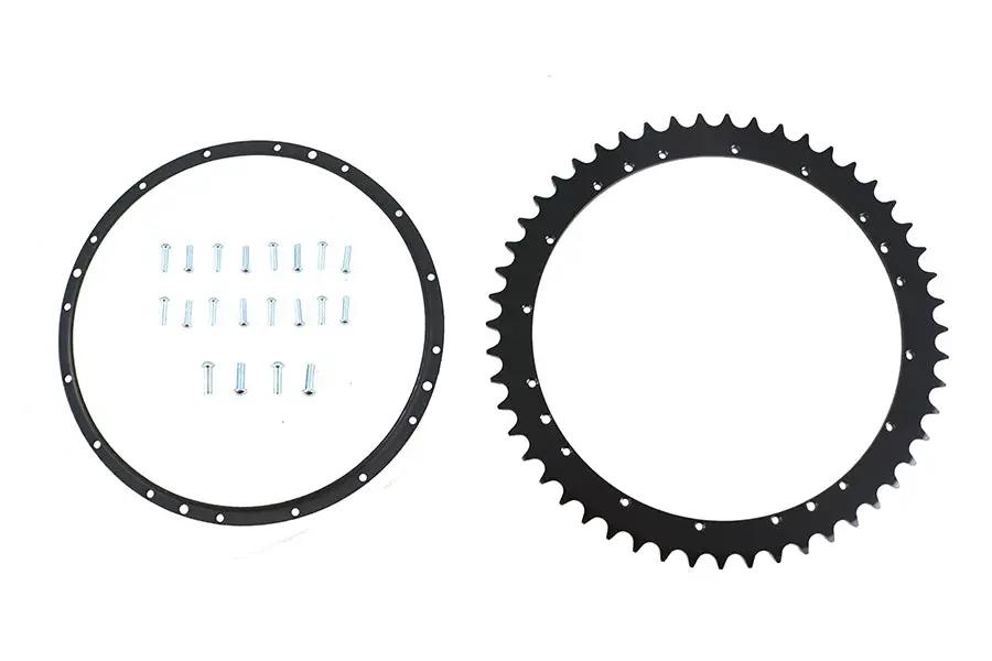 York Rear Sprocket Kit Parkerized for Harley Davidson FL Models by York