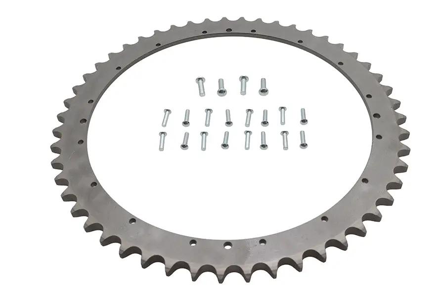 York Rear Sprocket Kit 51 Tooth for Harley Davidson FL (1941-1950) by York
