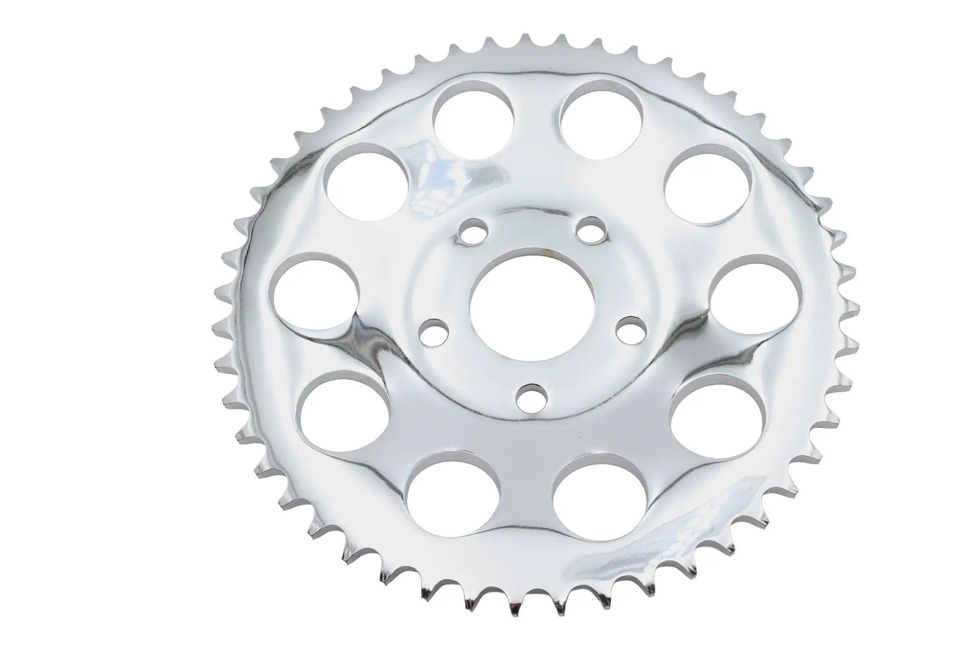 Ultima Dish Type Rear Sprocket Chrome 49 Tooth for Harley Davidson FXR by Ultima