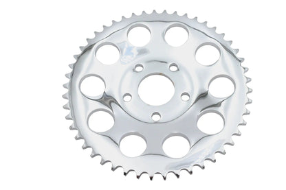 Ultima Dish Type Rear Sprocket Chrome 49 Tooth for Harley Davidson FXR by Ultima