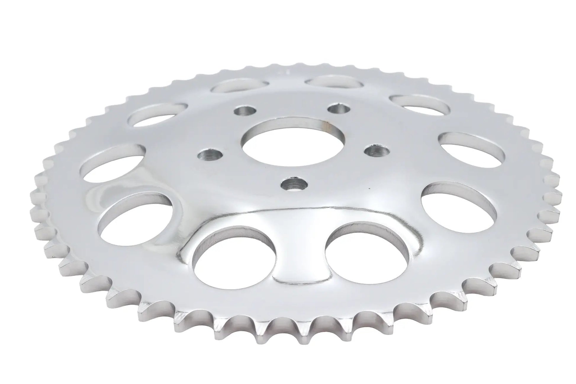 Ultima Dish Type Rear Sprocket Chrome 49 Tooth for Harley Davidson FXR by Ultima