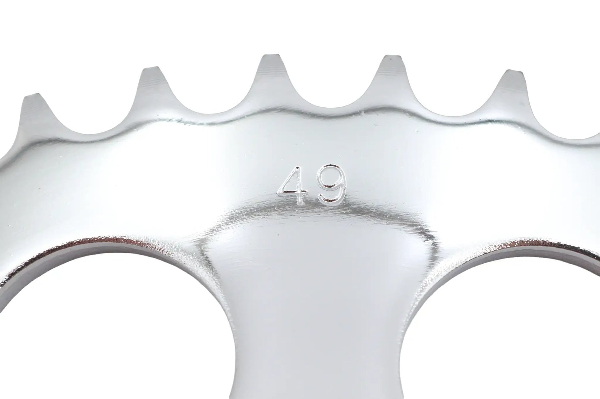 Ultima Dish Type Rear Sprocket Chrome 49 Tooth for Harley Davidson FXR by Ultima