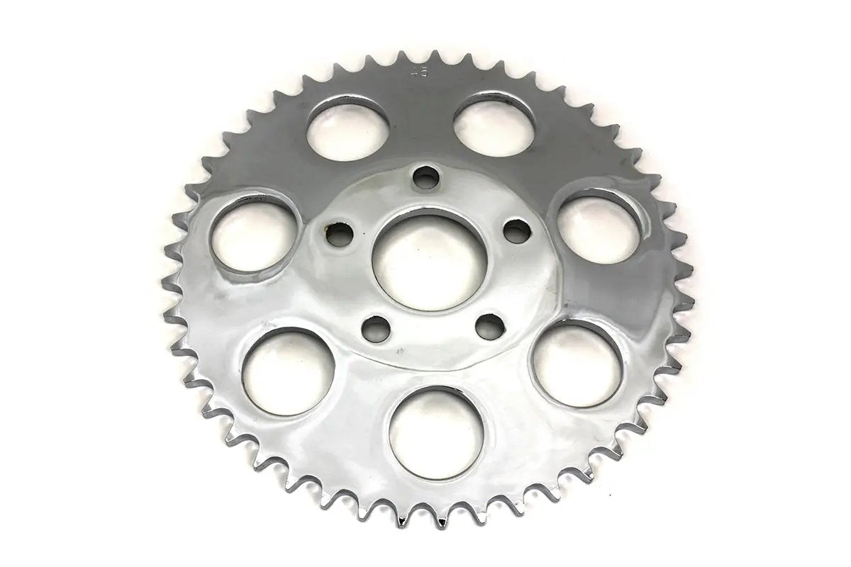 York Rear Sprocket Chrome 45 Tooth – Fits Harley Davidson FX 1973-1982 by York