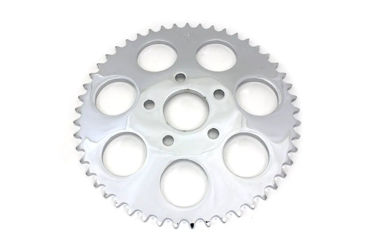 York Chrome 49 Tooth Rear Disc Sprocket for Harley Davidson FX Models - Part 17512 by York