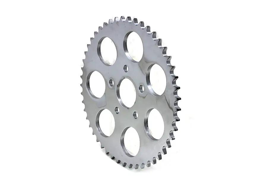 York Chrome 49 Tooth Rear Disc Sprocket for Harley Davidson FX Models - Part 17512 by York