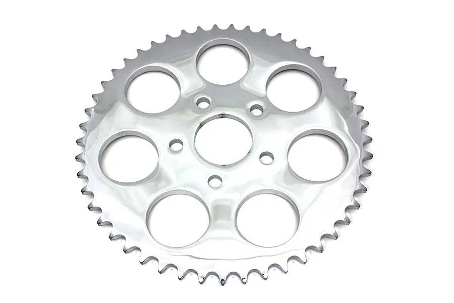 York Chrome 49 Tooth Rear Disc Sprocket for Harley Davidson FX Models - Part 17512 by York