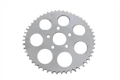 York Zinc 51 Tooth Rear Disc Sprocket with 9.8mm Offset for Harley Davidson Fx Models by York