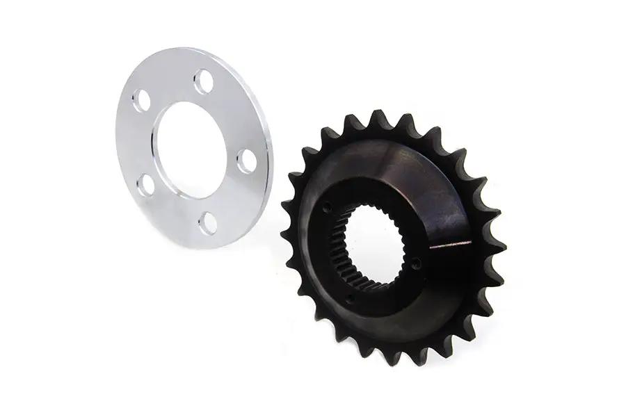 York Transmission Sprocket 24 Tooth Kit - Heavy Duty Rear Sprocket for Harley Softail and Custom Bikes by York