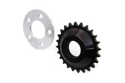York Transmission Sprocket 24 Tooth Kit - Heavy Duty Rear Sprocket for Harley Softail and Custom Bikes by York