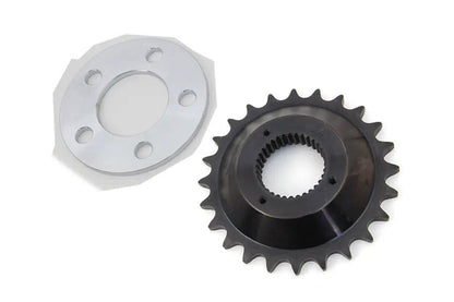 York Transmission Sprocket 24 Tooth Kit - Heavy Duty Rear Sprocket for Harley Softail and Custom Bikes by York