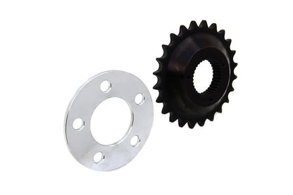 York Transmission Sprocket 24 Tooth Kit - Heavy Duty Rear Sprocket for Harley Softail and Custom Bikes by York